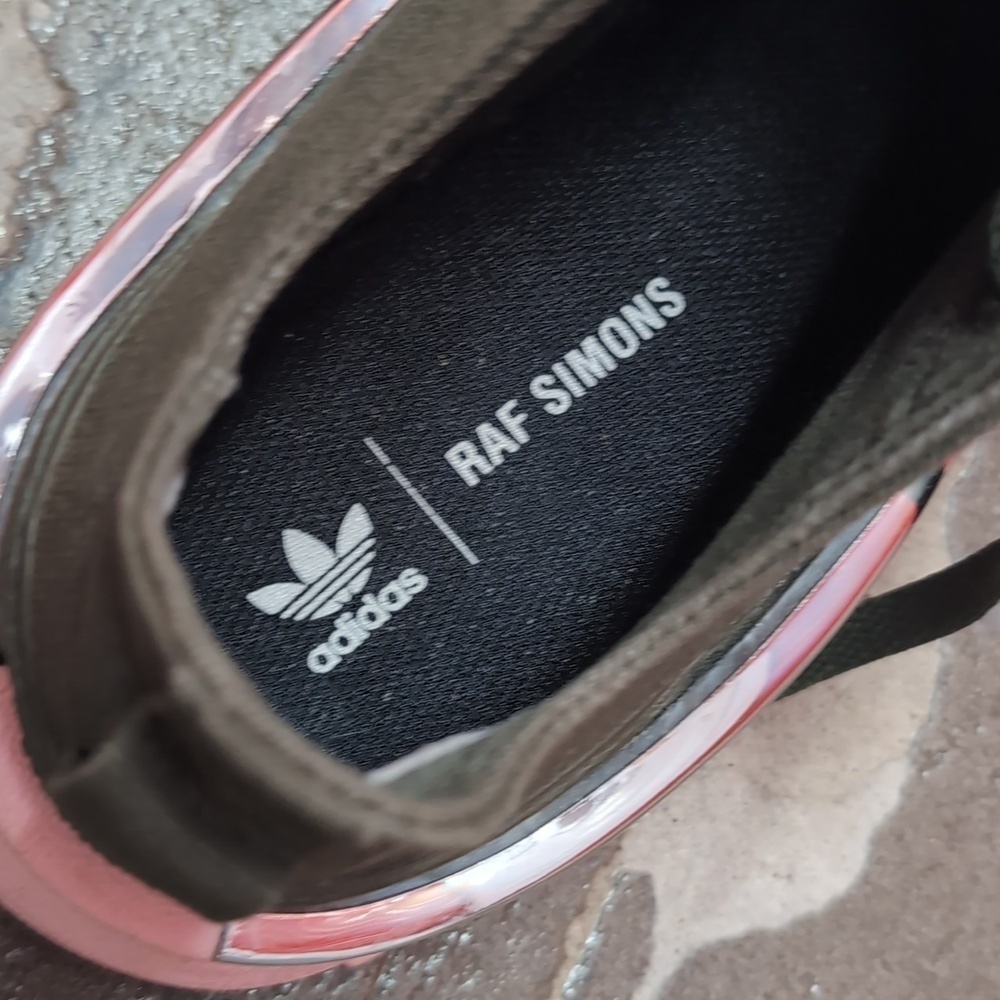 Raf Simons Adidas Runner Green Pink Chrome Sneakers US Men's 6 - Picture 9 of 10
